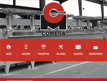 Tablet Screenshot of comesa.com.pe